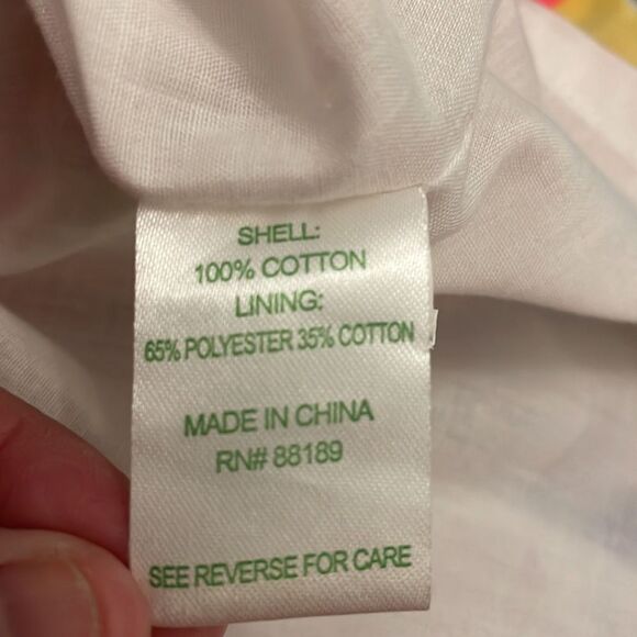 Lilly Pulitzer Pink Ice Cream Social Floral Shift Sleeveless Dress Girls 10 - Picture 7 of 14